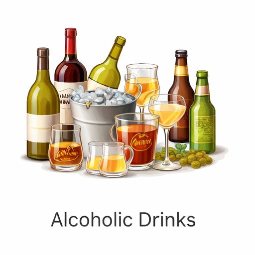 •	Alcoholic Drinks