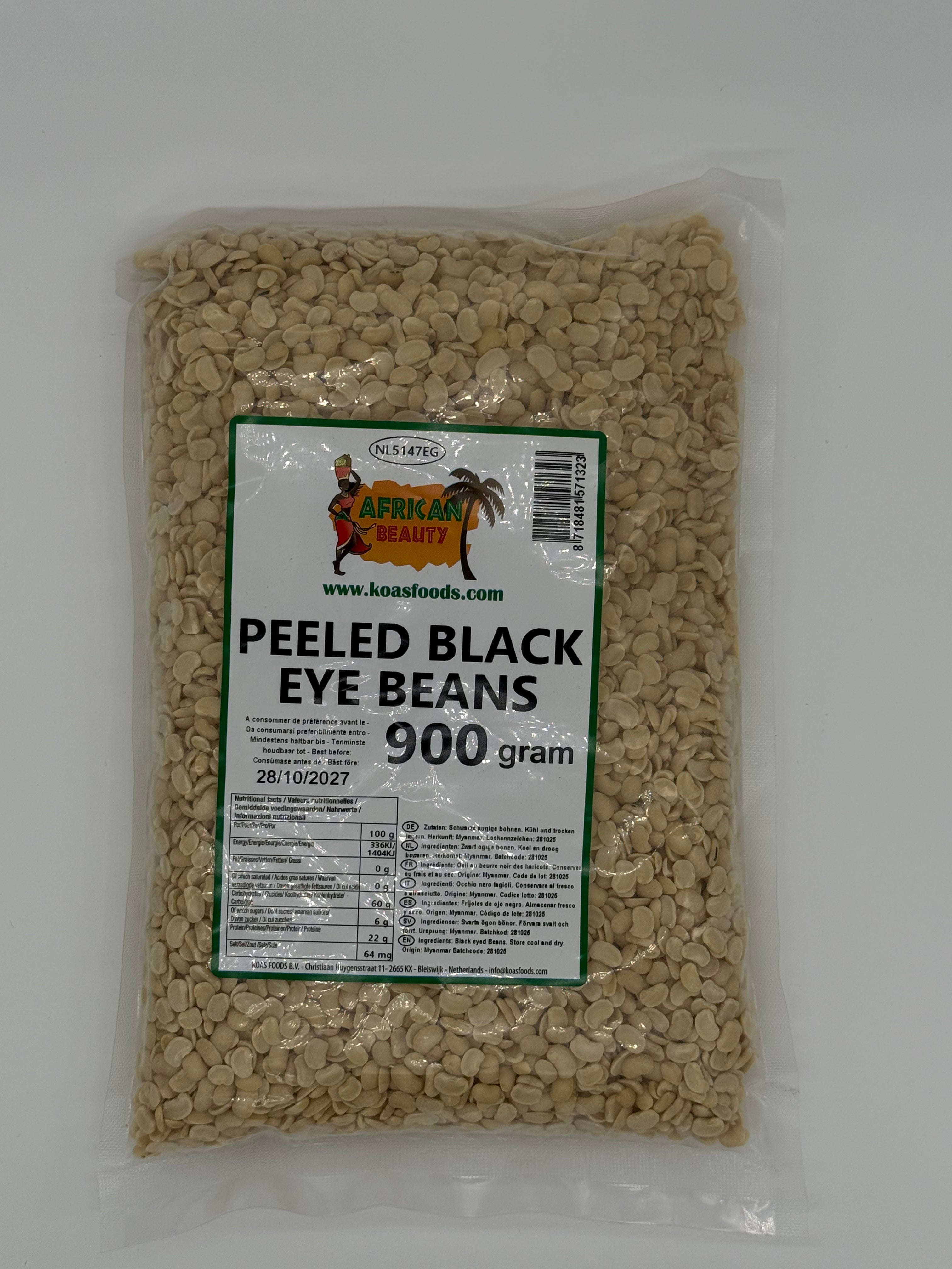 PEAL BLACK EYE BEANS