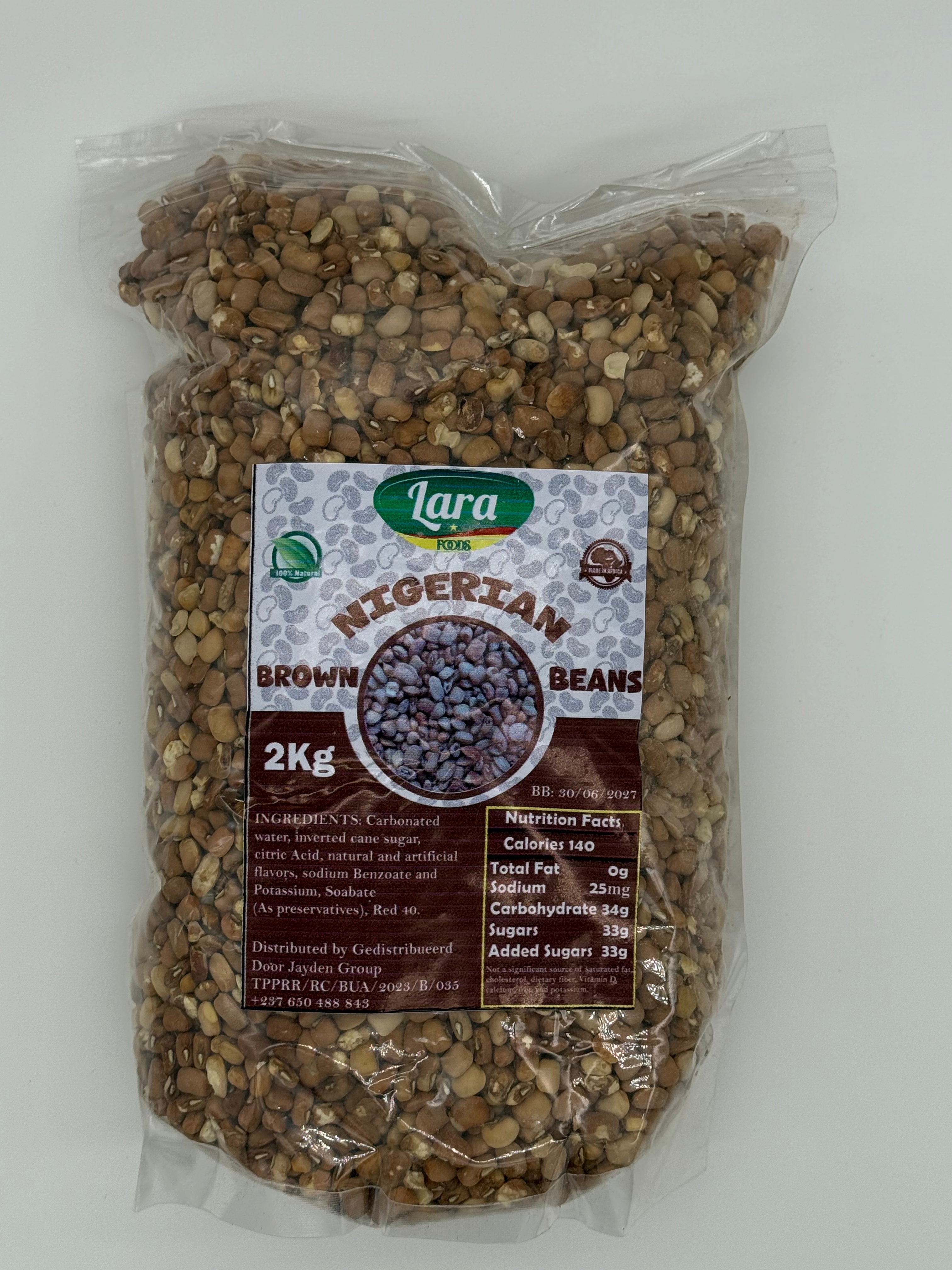 NIGERIA BROWN BEANS 2KG