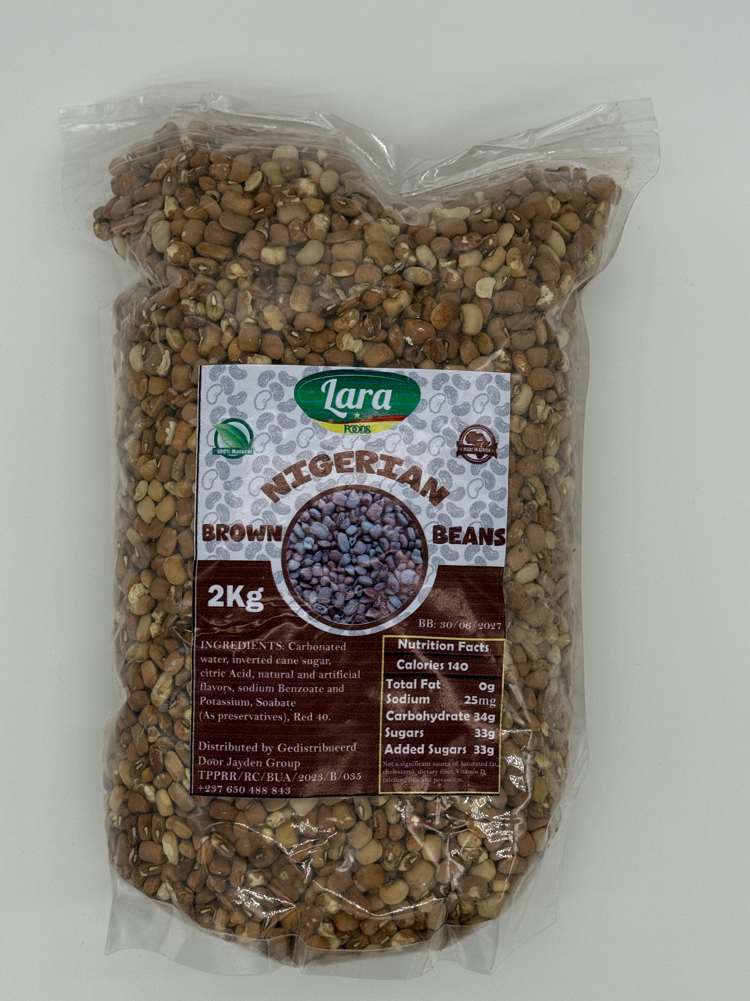 NIGERIA BROWN BEANS 2KG